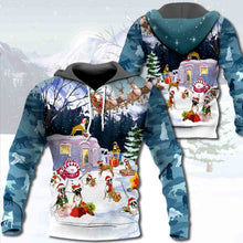 Load image into Gallery viewer, Boxer – Christmas 3D PULLOVER FULL PRINTED HOODIES 3D