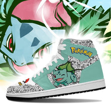Load image into Gallery viewer, Bulbasaur Shoes Boots Cute Pokemon Sneakers Air Jordan Shoes Sport Top Branding Trends 2020 Sneakers