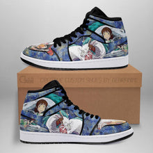 Load image into Gallery viewer, Chihiro Haku Dragon Shoes Boots Starry Night Style Spirited Away Anime Sneakers Air Jordan Shoes Sport Top Branding Trends 2020 Sneakers