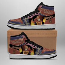 Load image into Gallery viewer, Crimson Lion Leopold Vermillion Shoes Black Clover Anime Sneakers Air Jordan Shoes Sport Top Branding Trends 2020 Sneakers