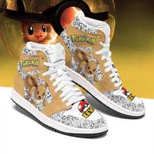 Load image into Gallery viewer, Eevee Shoes Boots Pokemon Anime Sneakers Air Jordan Shoes Sport Top Branding Trends 2020 Sneakers