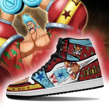 Load image into Gallery viewer, Franky Shoes Boots The Super Skill One Piece Anime Sneakers Air Jordan Shoes Sport Top Branding Trends 2020 Sneakers