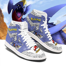 Load image into Gallery viewer, Garchomp Shoes Boots Cute Pokemon Anime Sneakers Air Jordan Shoes Sport Top Branding Trends 2020 Sneakers