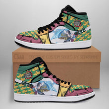 Load image into Gallery viewer, Giyu Shoes Boots Skill Water Breathing Demon Slayer Anime Sneakers Air Jordan Shoes Sport Top Branding Trends 2020 Sneakers