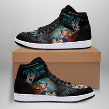 Load image into Gallery viewer, Goku Blue Hair Jordan Sneakers Dragon Ball Anime Sneakers Air Jordan Shoes Sport Sneakers