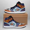 Load image into Gallery viewer, Goku Saiyan Blue Shoes Boots Dragon Ball Super Anime Sneakers Air Jordan Shoes Sport Top Branding Trends 2020 Sneakers