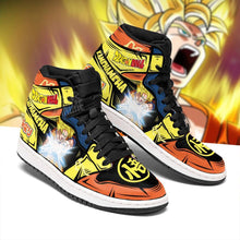 Load image into Gallery viewer, Goku Super Saiyan Shoes Boots Dragon Ball Anime Sneakers Air Jordan Shoes Sport Top Branding Trends 2020 Sneakers