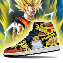 Load image into Gallery viewer, Goku Super Saiyan Shoes Boots Dragon Ball Anime Sneakers Air Jordan Shoes Sport Top Branding Trends 2020 Sneakers