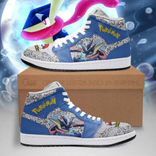 Load image into Gallery viewer, Greninja Shoes Boots Cute Pokemon Anime Sneakers Air Jordan Shoes Sport Sneakers