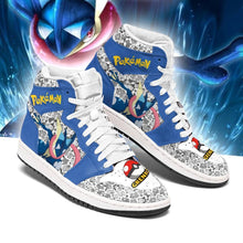 Load image into Gallery viewer, Greninja Shoes Boots Pokemon Anime Sneakers Air Jordan Shoes Sport Sneakers