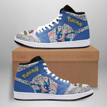 Load image into Gallery viewer, Greninja Shoes Boots Pokemon Anime Sneakers Air Jordan Shoes Sport Sneakers