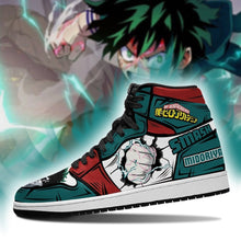 Load image into Gallery viewer, Izuku Midoriya Skill My Hero Academia Sneakers Anime Sneakers Air Jordan Shoes Sport Top Branding Trends 2020 Sneakers