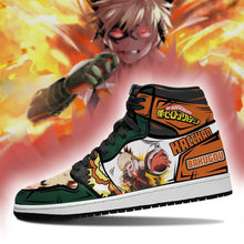Load image into Gallery viewer, Katsuki Kacchan Shoes Boots Custom My Hero Academia Anime Sneakers Air Jordan Shoes Sport Top Branding Trends 2020 Sneakers