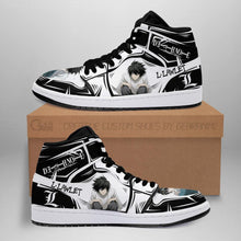 Load image into Gallery viewer, L. Lawliet Custom Death Note Anime Sneakers Air Jordan Shoes Sport Top Branding Trends 2020 Sneakers