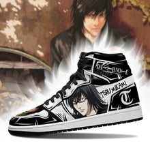 Load image into Gallery viewer, Light Teru Mikami Shoes Boots Custom Death Note Anime Sneakers Air Jordan Shoes Sport Sneakers