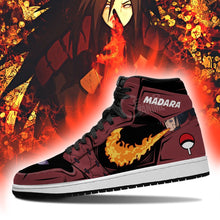 Load image into Gallery viewer, Madara Shoes Jutsu Fire Release Naruto Anime Sneakers Air Jordan Shoes Sport Top Branding Trends 2020 Sneakers
