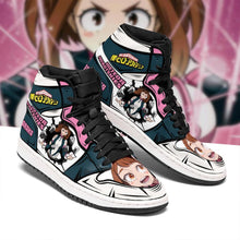 Load image into Gallery viewer, Ochako Uraraka Shoes Boots Skill My Hero Academia Anime Sneakers Air Jordan Shoes Sport Top Branding Trends 2020 Sneakers