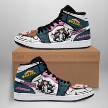 Load image into Gallery viewer, Ochako Uraraka Shoes Boots Skill My Hero Academia Anime Sneakers Air Jordan Shoes Sport Top Branding Trends 2020 Sneakers