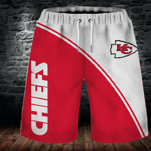 Load image into Gallery viewer, Summer Kansas City Chiefs Summer Beach Shorts Men's Cool Sport Short Pants 3D Swim Trunks