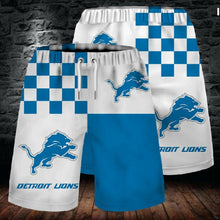 Load image into Gallery viewer, HOT Detroit Lions Summer Beach Short Pants 3D Men Cool Shorts Swim Trunks