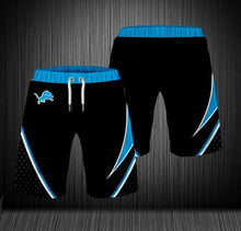 Load image into Gallery viewer, 2020 HOT Detroit Lions Summer Beach Shorts Men's Cool Sport Short Pants 3D Swim Trunks