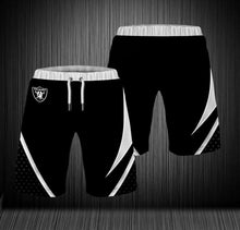 Load image into Gallery viewer, Las Vegas Raiders Summer 3D Beach Shorts Cool Short Pants 3D Swimming Trunks
