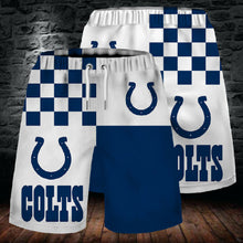 Load image into Gallery viewer, 2020 Indianapolis Colts Summer Beach Shorts Men's Cool Sport Short Pants 3D Swim Trunks