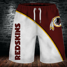 Load image into Gallery viewer, Washington Redskins 3D Shorts Summer Beach Men's Cool Sport Short Pants 3D Swim Trunks
