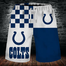 Load image into Gallery viewer, 2020 Indianapolis Colts Summer Beach Shorts Men's Cool Sport Short Pants 3D Swim Trunks
