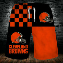 Load image into Gallery viewer, 2020 Cleveland Browns Summer Beach Shorts Cool Short Pants 3D Swimming Trunks Surfing Board Short