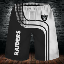 Load image into Gallery viewer, Las Vegas Raiders Summer 3D Beach Shorts Cool Short Pants 3D Swimming Trunks