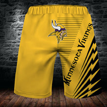 Load image into Gallery viewer, Minnesota Vikings NFL Football 3D Shorts Summer Beach Men's Cool Sport Short Pants 3D Swim Trunks