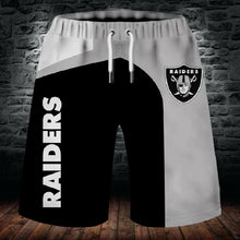 Load image into Gallery viewer, Las Vegas Raiders Summer 3D Beach Shorts Cool Short Pants 3D Swimming Trunks