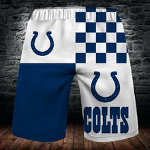 Load image into Gallery viewer, 2020 Indianapolis Colts Summer Beach Shorts Men's Cool Sport Short Pants 3D Swim Trunks