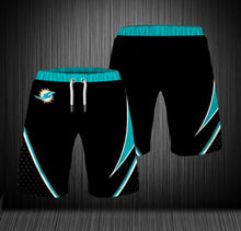 Load image into Gallery viewer, 2020 Miami Dolphins Summer Beach Shorts Men's Cool Loose Sport Short Pants 3D Swim Trunks