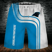Load image into Gallery viewer, 2020 Summer Carolina Panthers 3D Beach Shorts Cool Short Pants 3D Swimming Trunks