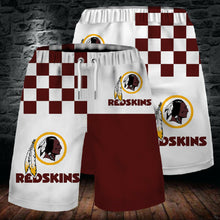 Load image into Gallery viewer, 2020 HOT Washington Redskins Summer Beach Shorts Men's Cool Sport Short Pants 3D Swim Trunks