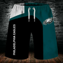 Load image into Gallery viewer, 2020 Summer Philadelphia Eagles 3D Beach Shorts Cool Short Pants 3D Swimming Trunks