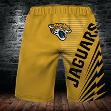 Load image into Gallery viewer, Jacksonville Jaguars NFL Football 3D Shorts Summer Beach Men's Cool Sport Short Pants 3D Swim Trunks