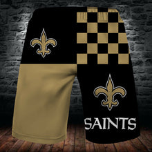 Load image into Gallery viewer, New Orleans Saints 3D Shorts Summer Beach Men's Cool Sport Short Pants 3D Swim Trunks