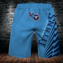 Load image into Gallery viewer, Tennessee Titans NFL Football 3D Shorts Summer Beach Men's Cool Sport Short Pants 3D Swim Trunks