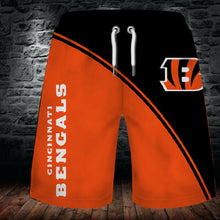 Load image into Gallery viewer, Cincinnati Bengals Football Summer Beach Shorts Men's Cool Sport Short Pants 3D Swim Trunks