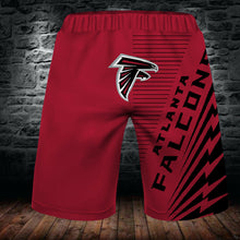 Load image into Gallery viewer, Atlanta Falcons 3D Shorts Summer Beach Men's Cool Sport Short Pants 3D Swim Trunks
