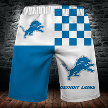 Load image into Gallery viewer, HOT Detroit Lions Summer Beach Short Pants 3D Men Cool Shorts Swim Trunks