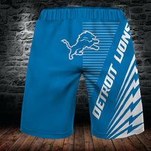 Load image into Gallery viewer, Detroit Lions NFL Football 3D Shorts Summer Beach Men's Cool Sport Short Pants 3D Swim Trunks