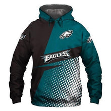 Load image into Gallery viewer, NFL Football Philadelphia Eagles Teams Pullover Hoodie 3D Top Branding Trends Skull  Limited Edition
