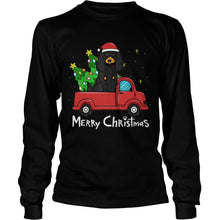 Load image into Gallery viewer, Gordon Setter Christmas Truck Tree Merry Christmas T-Shirt, Ladies T-Shirt, LongSleeve, Sweatshirt, Hoodie 2D
