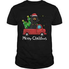 Load image into Gallery viewer, Gordon Setter Christmas Truck Tree Merry Christmas T-Shirt, Ladies T-Shirt, LongSleeve, Sweatshirt, Hoodie 2D
