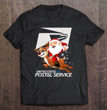 Load image into Gallery viewer, Copy of Be Nice To The Lunch Lady Santa Is Watching Santa And Reindeer Christmas T-Shirt, Ladies T-Shirt, LongSleeve, Sweatshirt, Hoodie 2D
