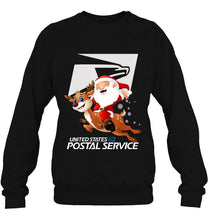 Load image into Gallery viewer, Copy of Be Nice To The Lunch Lady Santa Is Watching Santa And Reindeer Christmas T-Shirt, Ladies T-Shirt, LongSleeve, Sweatshirt, Hoodie 2D
